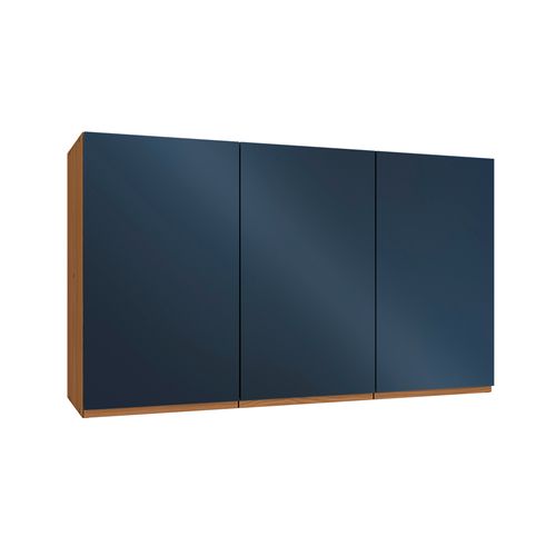 Aéreo Kappesberg Ciela R646 70,4X120X37,5 03 Portas - Canela/Azul