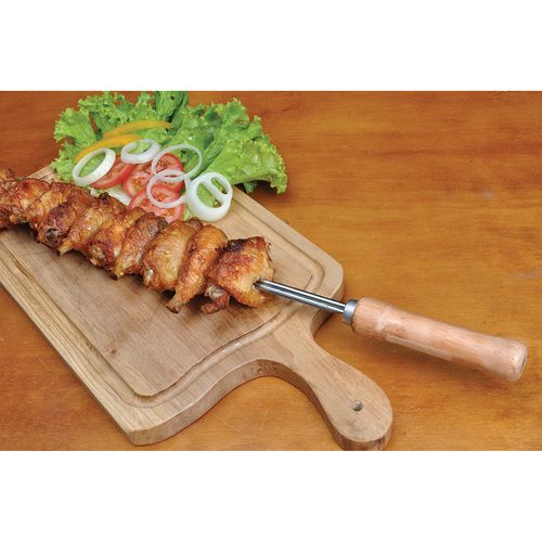 Espeto Simples para Churrasco Mor 95cm Inox
