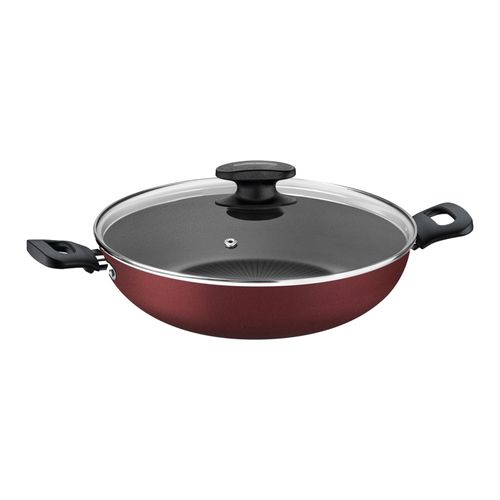 Panela Tramontina Wok Loreto Antiaderente 28cm 3,3 litros – Vermelha