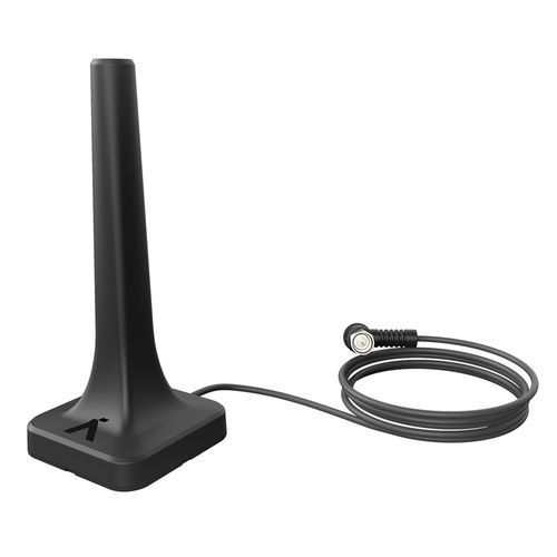Antena Digital Interna Aquário Quadrada DTV200 4K HDTV/VHF/UHF/FM - Preto