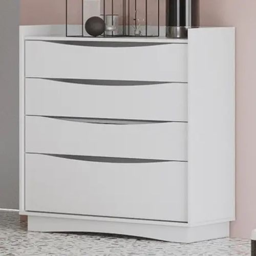 Cômoda Kappesberg 3 Gavetas e 1 Gavetão M260 - Branca