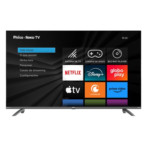 Smart TV 55" Philco LED Roku TV UHD 4K PTV55G3ERSGB
