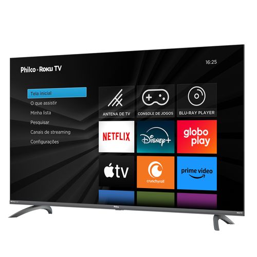 Smart TV 55" Philco LED Roku TV UHD 4K PTV55G3ERSGB
