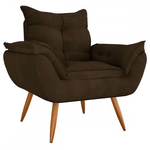 Poltrona Matrix Decorativa Tóquio - Marrom