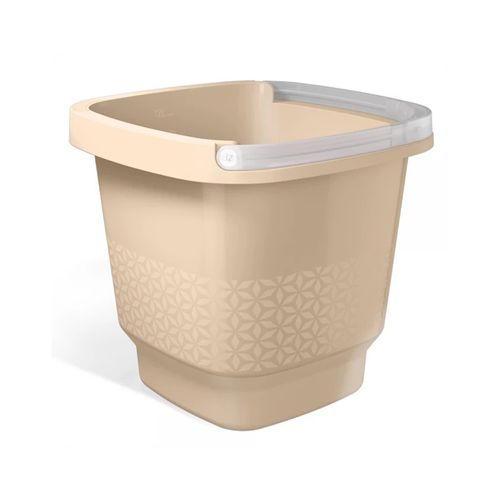 Balde UZ Slim 12 Litros com Alça - Cappuccino