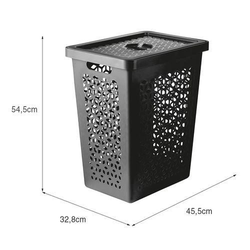 Cesto Multiuso UZ 55 Litros - Preto