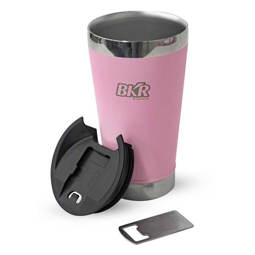 Copo Térmico Inox BKR 480ml - Rosa