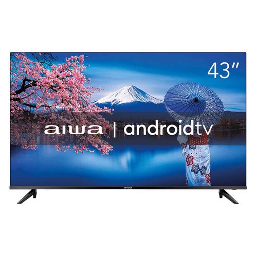 Smart TV LED Aiwa 43" Full HD Ultrafina BL-02 Wi-Fi HDMI