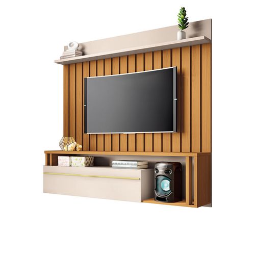 Painel HB Self 1,60m - Carvalho Intense/Off White