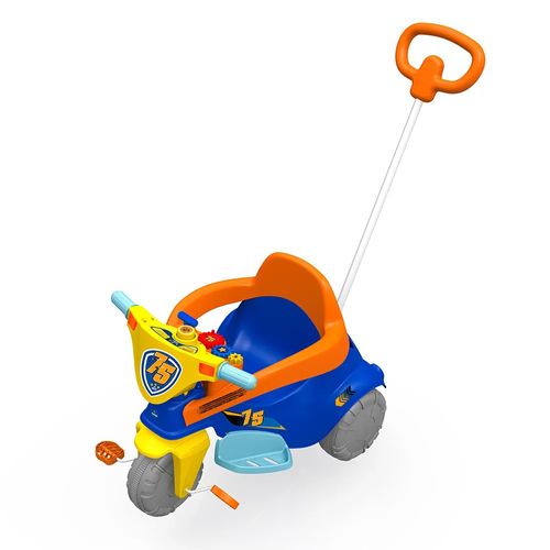 Triciclo Infantil Xalingo Blue Race 3 em 1 com Empurrador - Azul