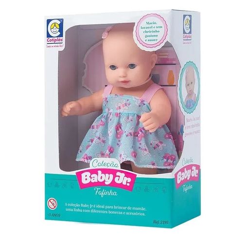 Boneca Baby Junior Fofinha Cotiplas 2195