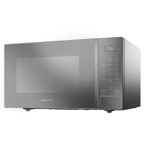 Micro-ondas Brastemp BMS46AR 32L com Menu Gourmet - Cinza Espelhado