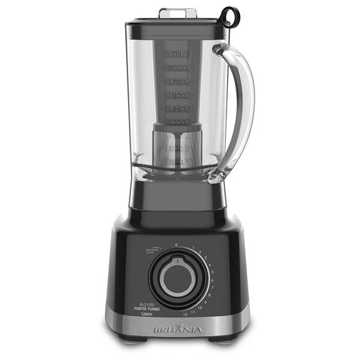 Liquidificador Britânia BLQ1300P Turbo 1200W - Preto