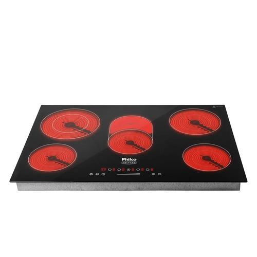 Cooktop Philco PCT55VC Volcano 5 Bocas Aquecimento por Resistência Elétrica 8400W