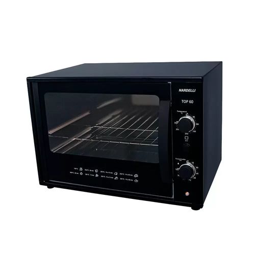 Forno Elétrico Nardelli Top60 com Timer – 60 Litros – Preto