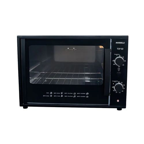 Forno Elétrico Nardelli Top60 com Timer – 60 Litros – Preto