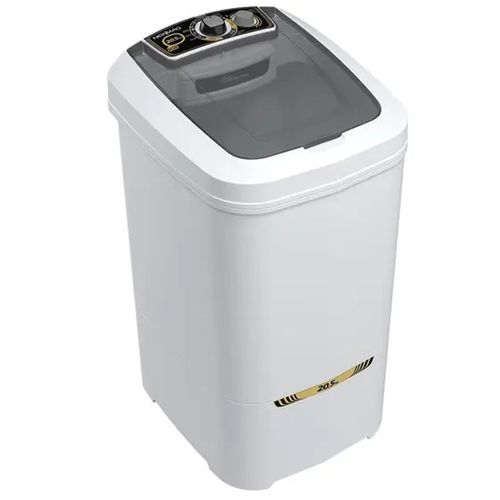 Lavadora de Roupa Semiautomática NewMaq Plus com Dreno 20,5 Kg – Branca