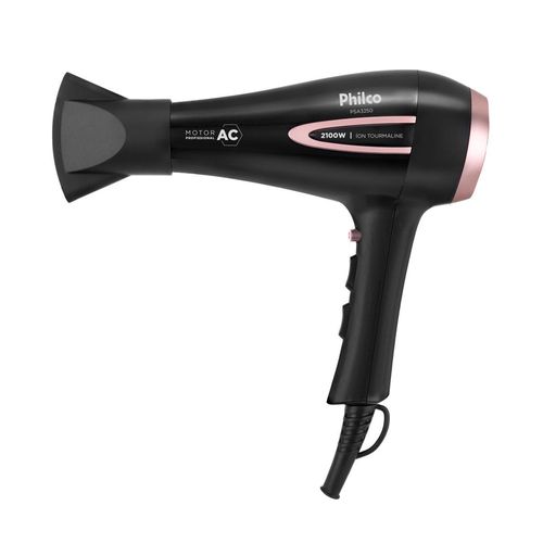 Secador de Cabelo Philco PSA3250 Tourmaline com Íons 2100W - Preto