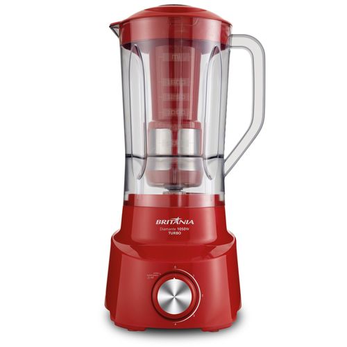 Liquidificador Britânia Diamante 800 com Filtro Vermelho
