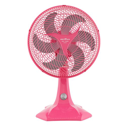 Ventilador de Mesa 30cm Britânia BVT304 6 Pás - Rosa