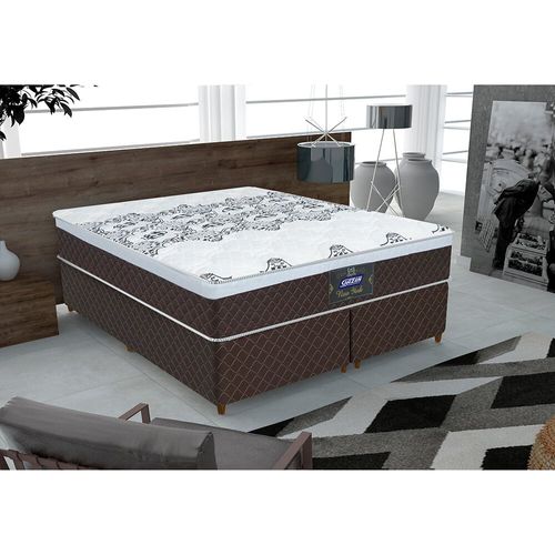 Conjunto Cama Box Gazin Casal New York 158x198cm – Marrom