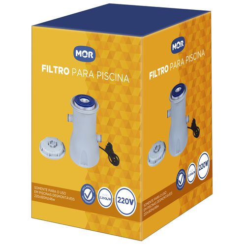 Filtro para Piscina Mor com Vazão de 2200 Litros/Hora
