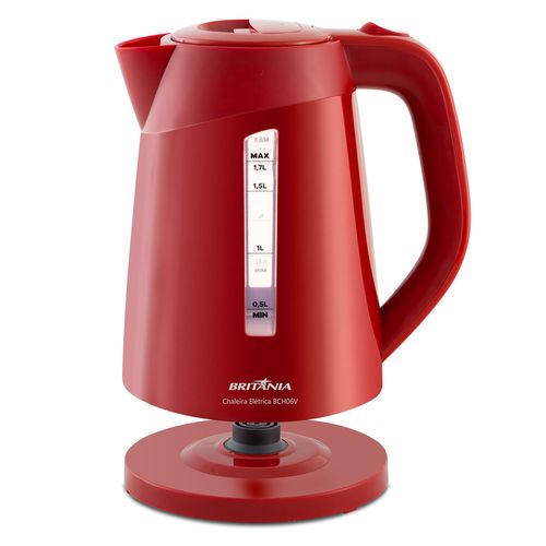 Chaleira Elétrica Britânia BCH06V 1,7L PVC Vermelha
