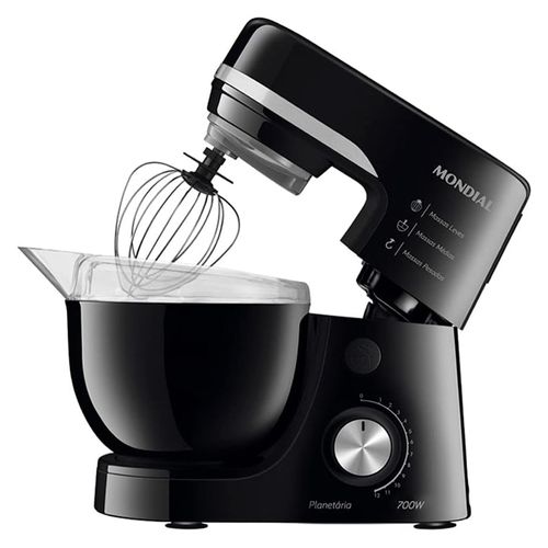 Batedeira Mondial Planetária 700W BP-03-B - Preto 220V
