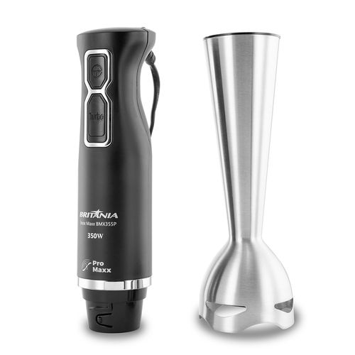 Mixer Britânia BMX355P Inox Maxx 350W - Preto
