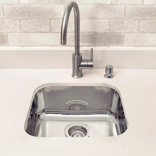 Cuba de Cozinha Tramontina Aço Inox Alto Brilho 40x34 cm