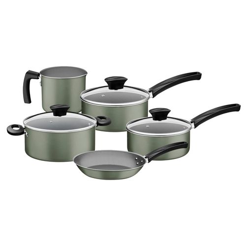 Conjunto de Panelas Tramontina 5 Peças Michigan 28299297 - Verde oliva