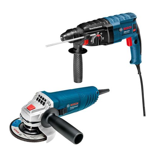 Combo Bosch Martelete GBH224D e Esmerilhadeira GWS850