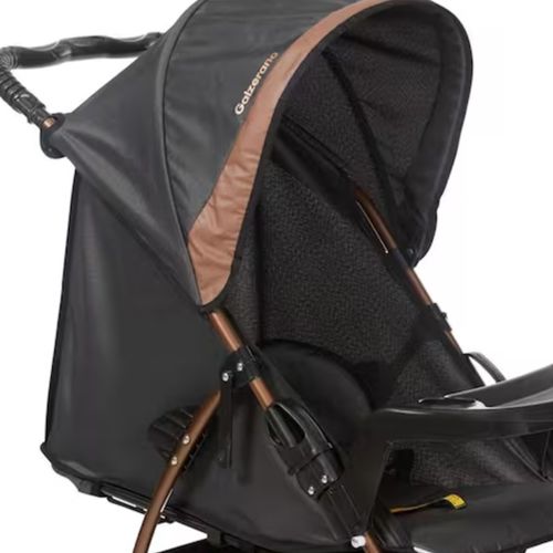 Carrinho para Bebê Galzerano Romano 1038PTC 0 a 22Kg - Preto e Cobre