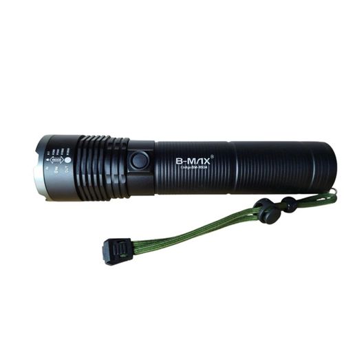 Lanterna Tática Super Led B-Max USB Recarregável 8534