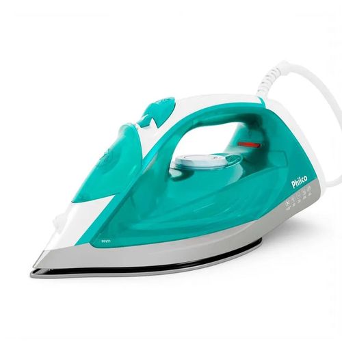 Ferro de Passar a Vapor Philco PFV71 Branco/Verde