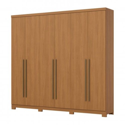 Roupeiro Henn New Jade 6 Portas Cinamomo D345-214
