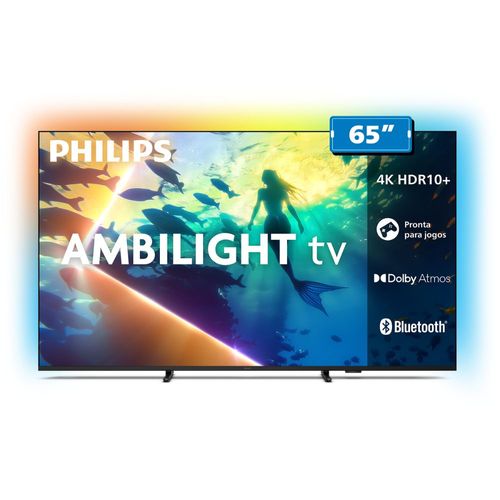 Smart TV Led 65" Philips Ambilight 65PUG8100/78