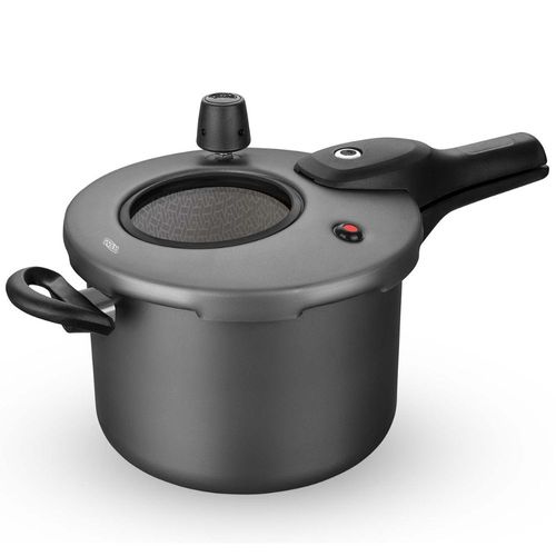 Panela de Pressão MTA 6L com Visor Grafite