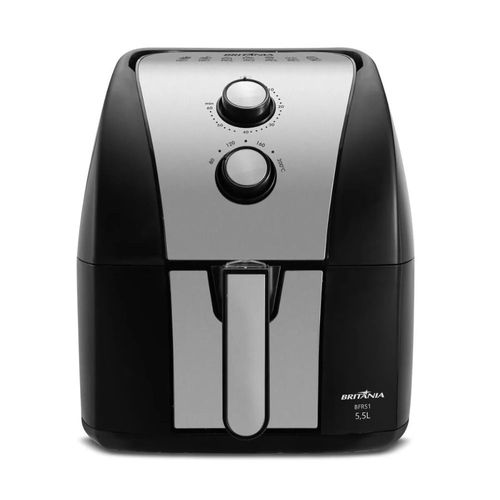 Fritadeira Air Fryer Britânia BFR51 5,5L 1500W Preta