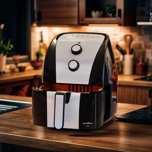 Fritadeira Air Fryer Britânia BFR51 5,5L 1500W Preta