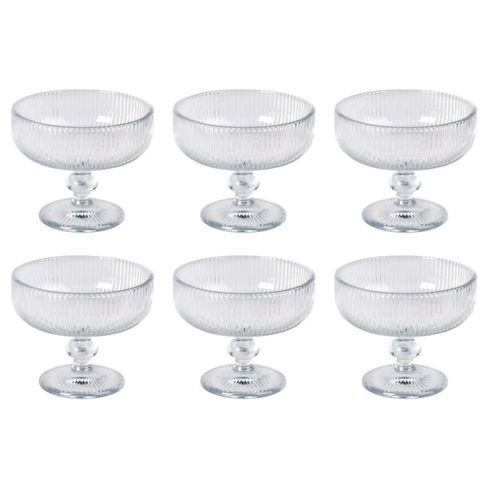 Jogo de Taças para Sobremesa Mor Listras 6 Peças 350ml 013