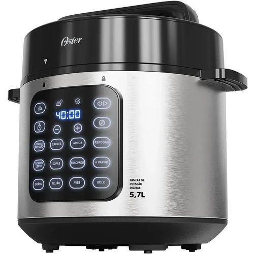 Panela de Pressão Elétrica Digital Oster 5,7 Litros OPAN930