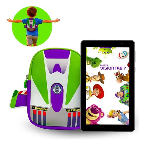 Tablet Positivo Vision Tab 7 Toy Story T307TS 64GB 3GB RAM 7"