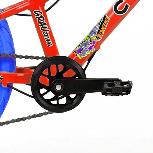 Bicicleta Infantil Colli Grauzinha Aro 20 7 Marchas Freio a Disco Vermelha