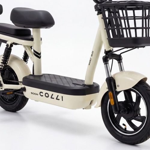 Bicicleta Elétrica Colli Way 3.0 500W Aro 14 Branco
