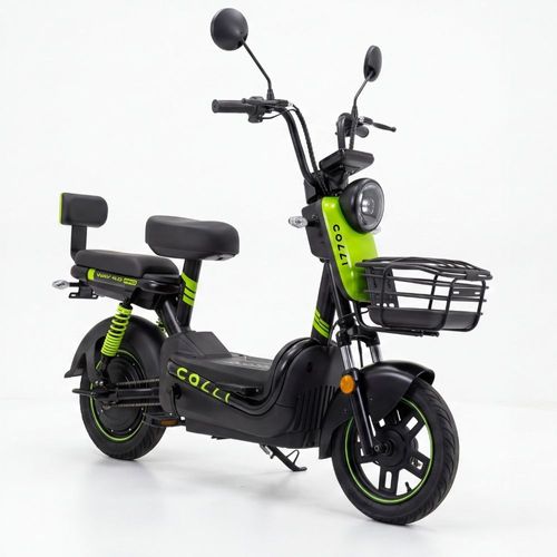 Bicicleta Elétrica Colli Way 4.0 Pro 1000W Aro 14 Verde Neon